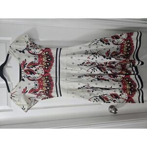 Downeast Basics Women's Large Floral Print Dress